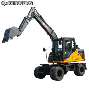 mini excavatrice sur roues